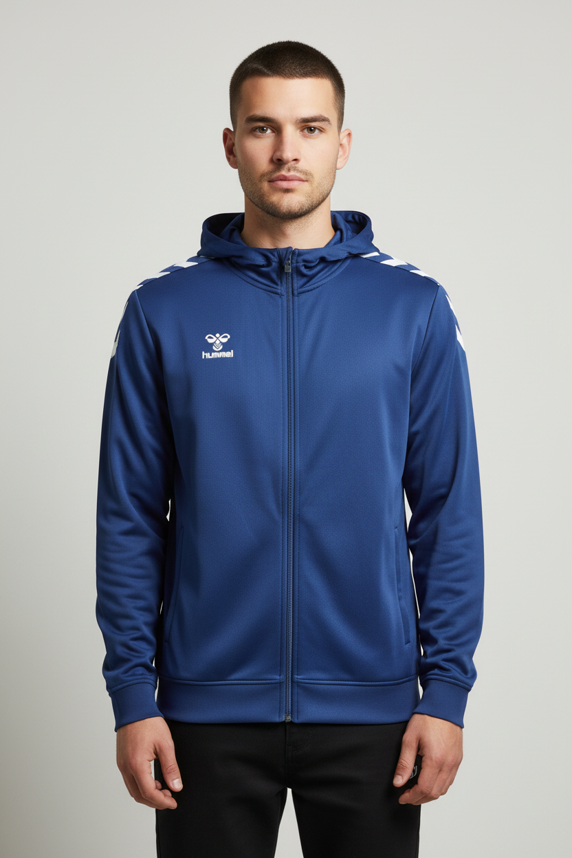 Hummel Herren Kapuzenpullover Blau Größe XXL
