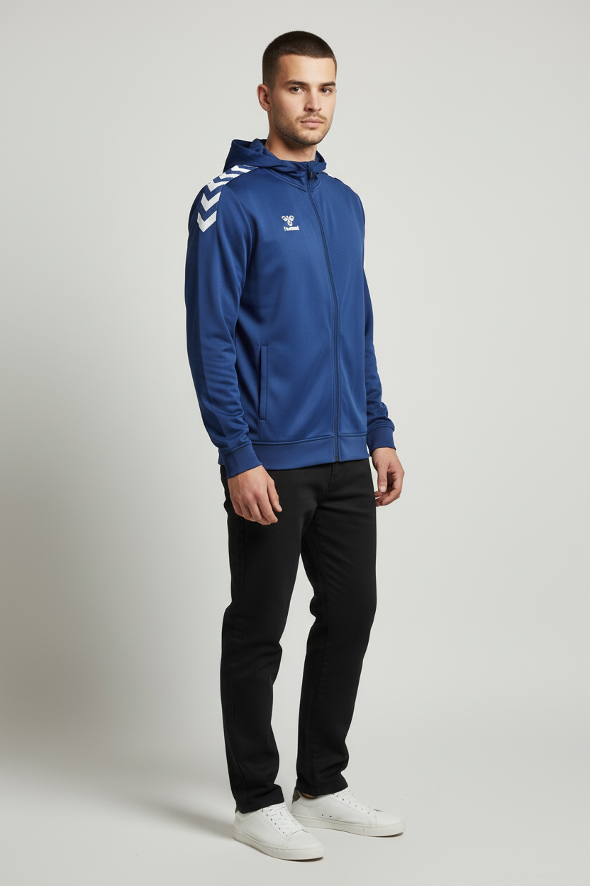 Hummel Herren Kapuzenpullover Blau Größe XXL