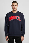 Hummel Herren Sweatshirt Blau Rot Größe S