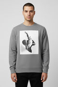Jordan Herren Sweatshirt Grau Größe S