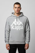 Kappa Herren Kapuzenpullover Grau Größe S