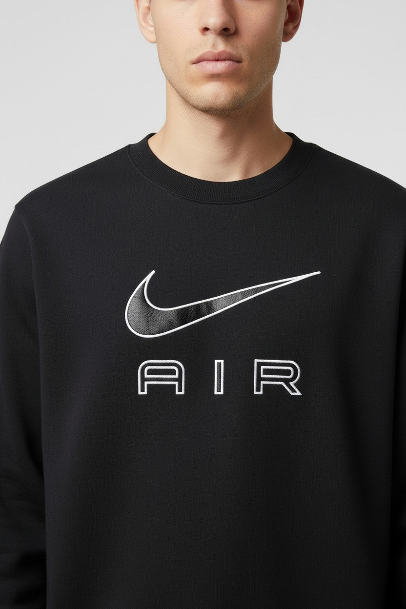 Nike Air Herren Sweatshirt Schwarz Größe L