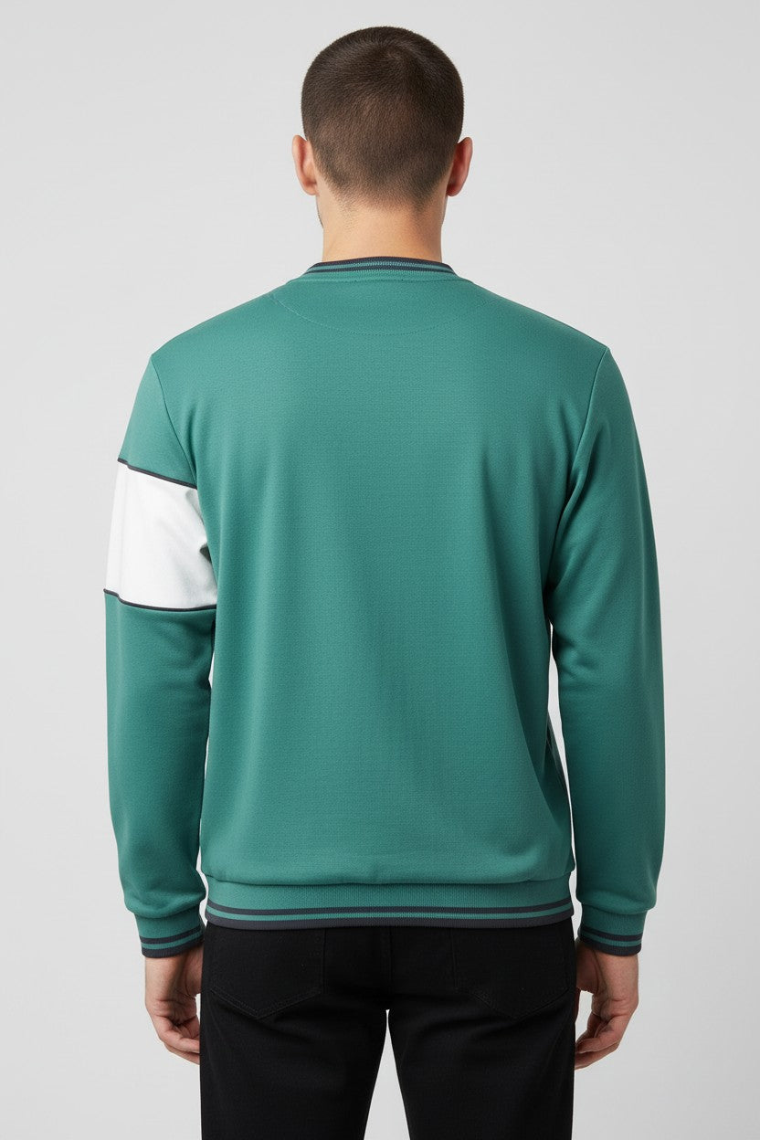 Nike Sportswear Herren Sweatshirt Grün Weiß Mehrfarbig Größe M