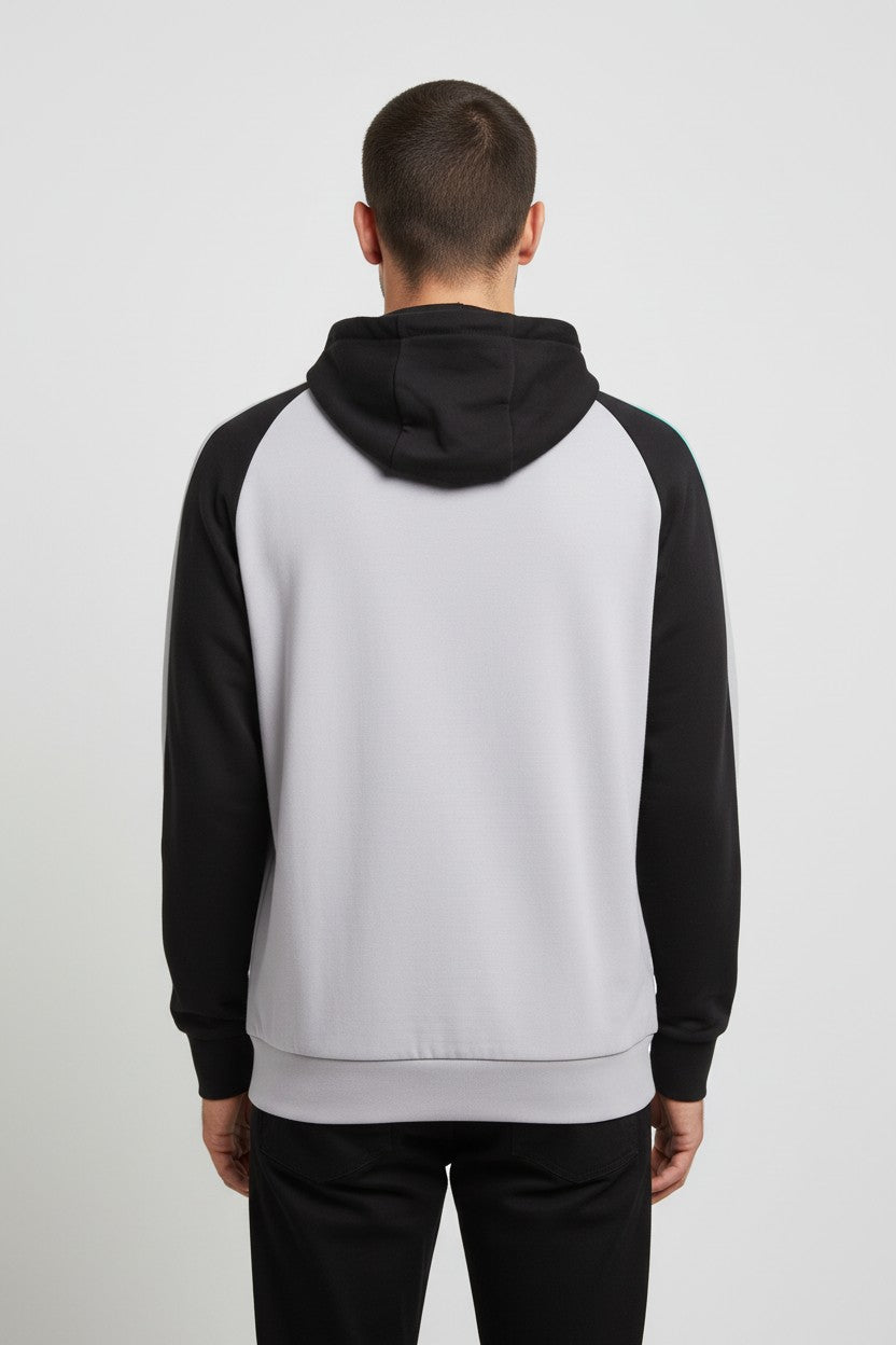 Puma Mercedes-Amg Petronas Herren Kapuzenpullover Grau Schwarz Größe L