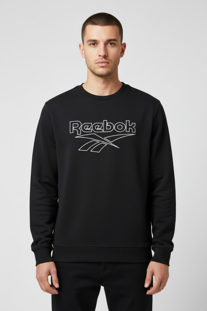 Reebok Classic Herren Sweatshirt Schwarz Größe L