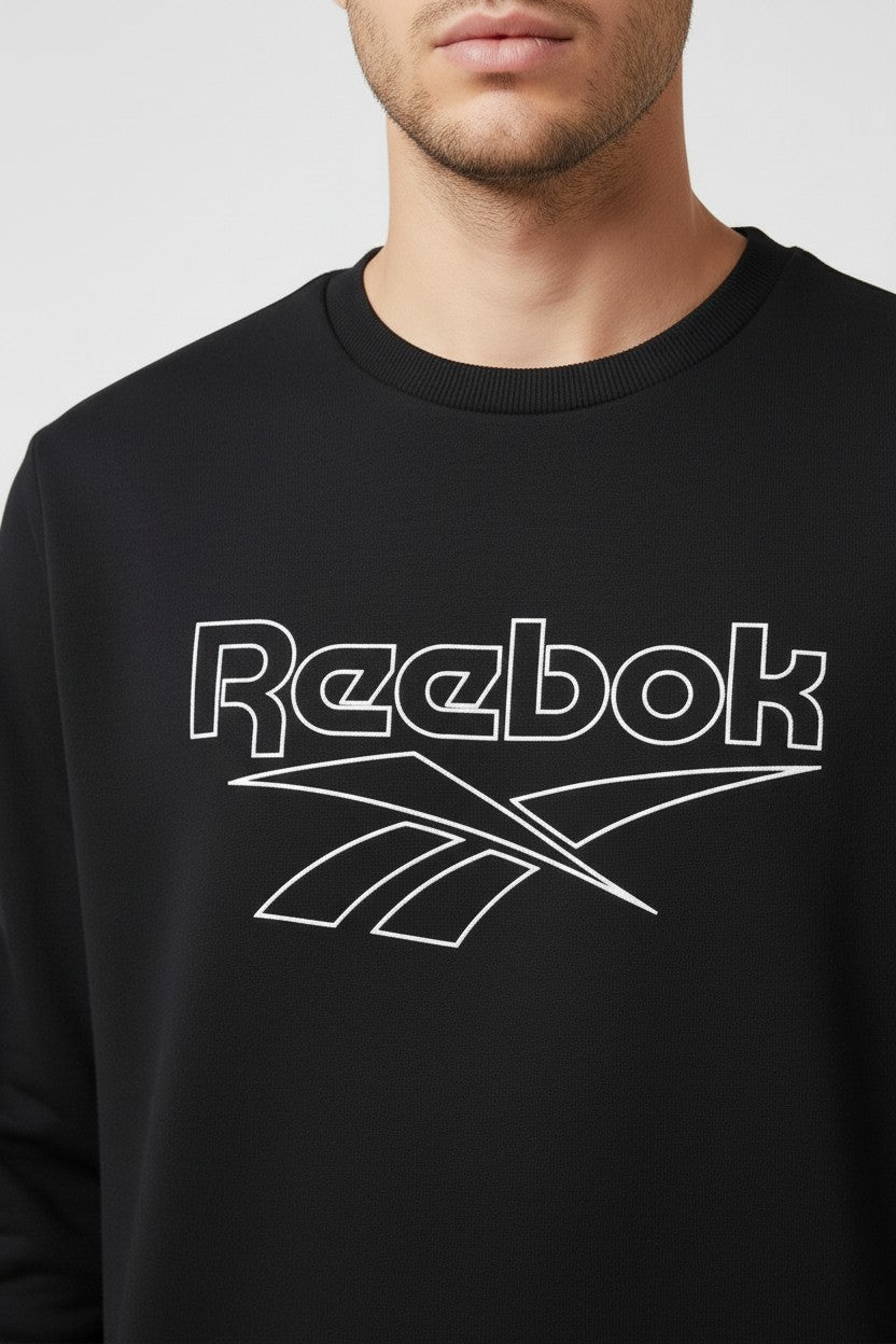 Reebok Classic Herren Sweatshirt Schwarz Größe L