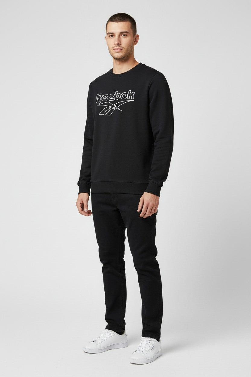 Reebok Classic Herren Sweatshirt Schwarz Größe L