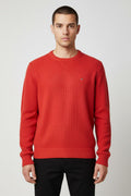 Tommy Hilfiger Herren Strickpullover Rot Größe L