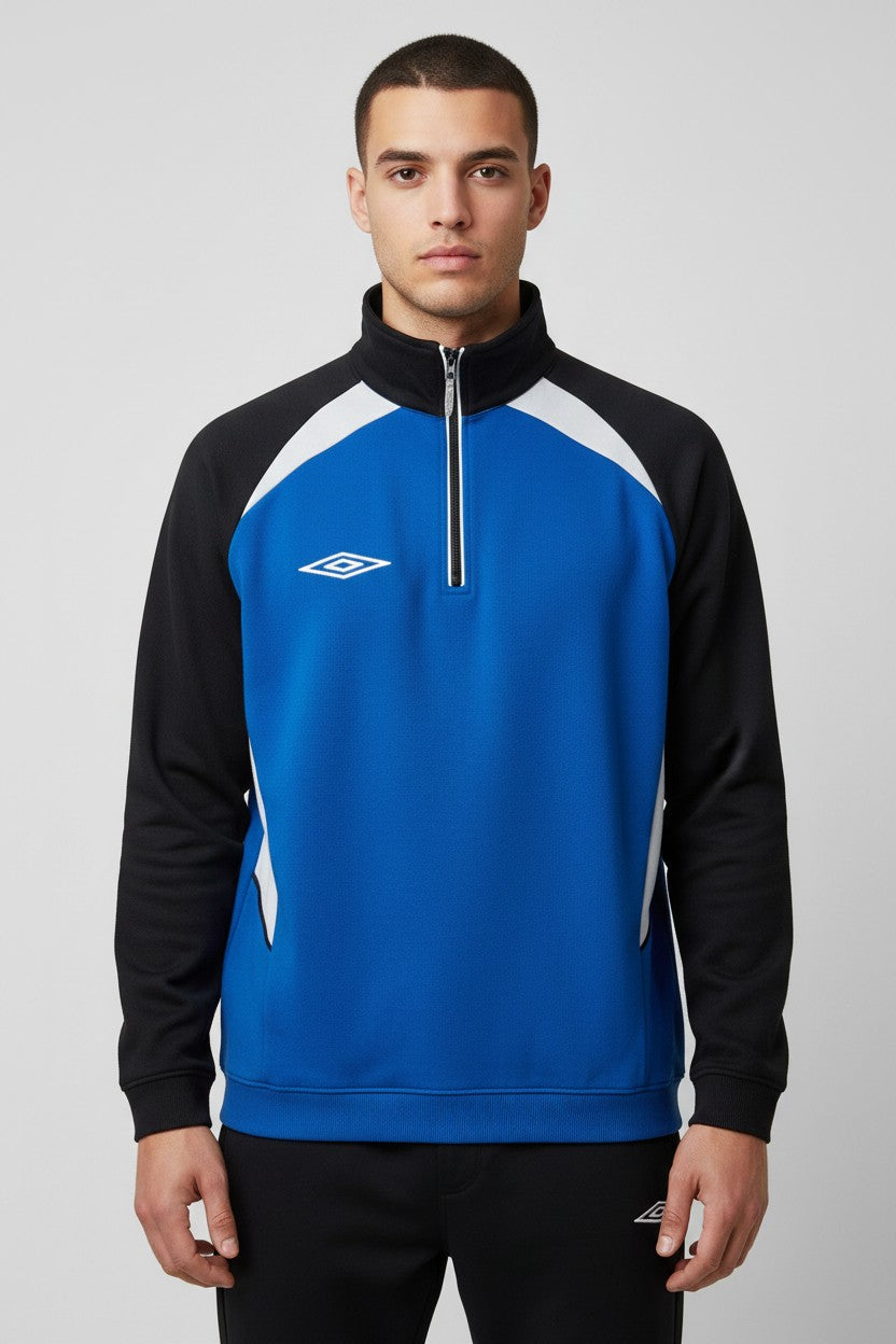 Umbro Herren Trainingsjacke Blau Schwarz Weiß Größe S