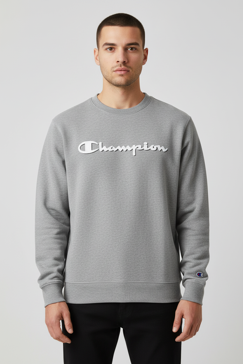 Champion Herren Sweatshirt Grau Größe L