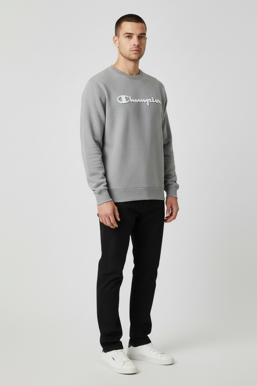 Champion Herren Sweatshirt Grau Größe L