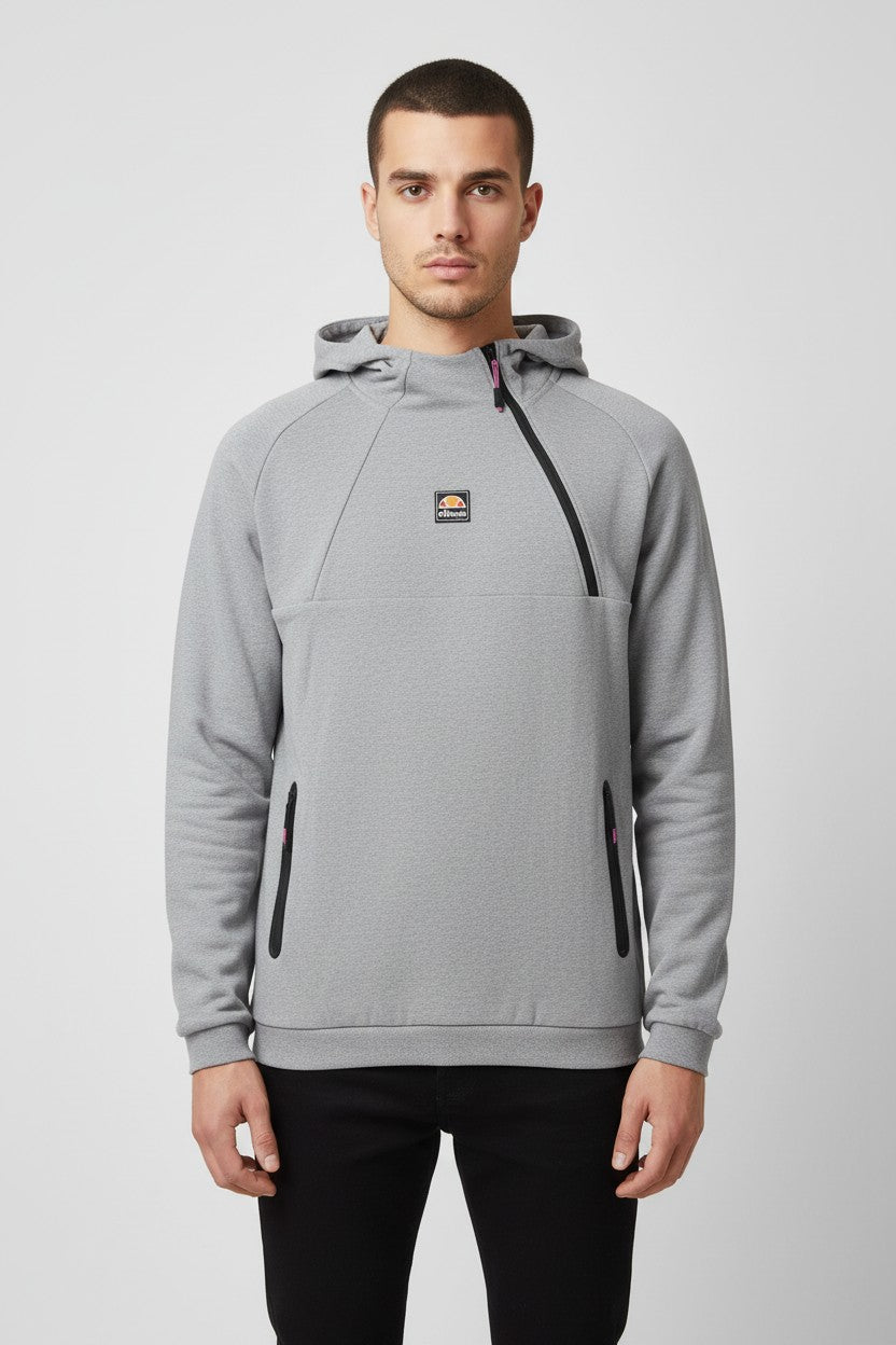 Ellesse Herren Kapuzenpullover Grau Größe XL