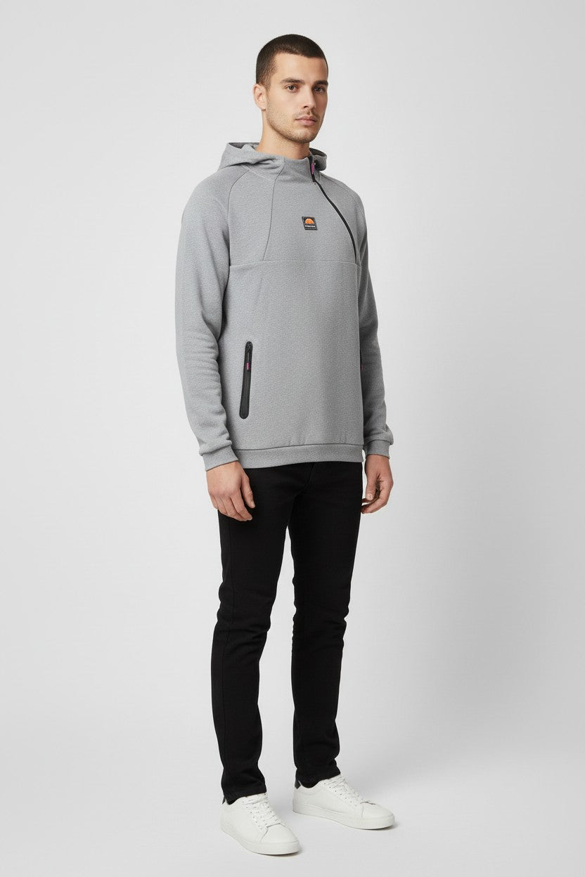 Ellesse Herren Kapuzenpullover Grau Größe XL
