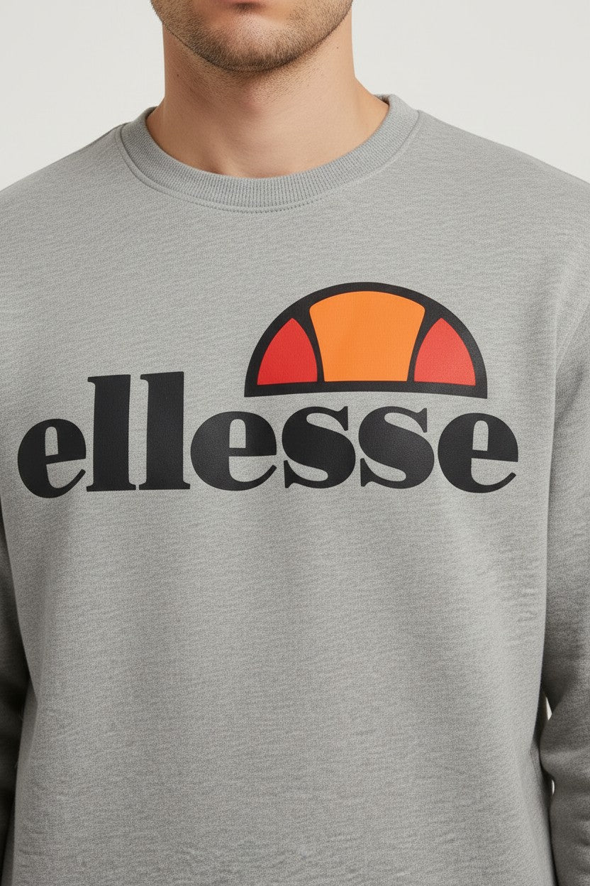 Ellesse Herren Sweatshirt Grau Größe S