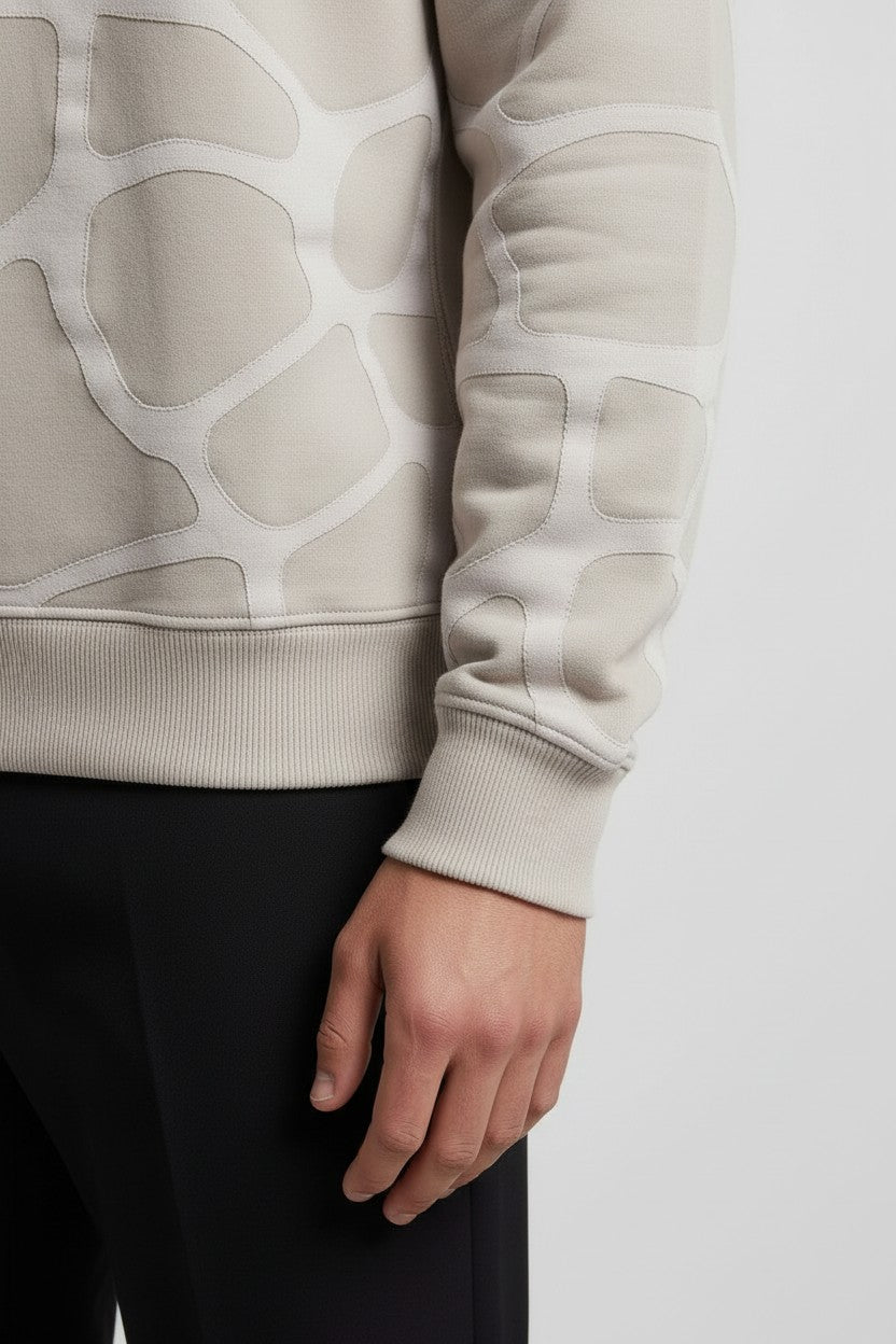 Hugo Boss Herren Sweatshirt Beige Größe M
