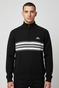 Kappa Herren Strickpullover Schwarz Weiß Größe XL