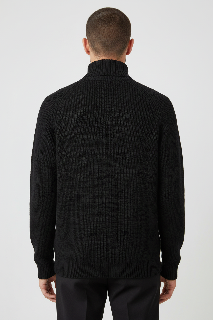 Kappa Herren Strickpullover Schwarz Weiß Größe XL
