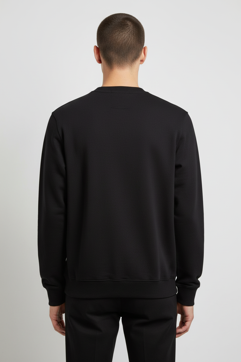 Kappa Herren Sweatshirt Schwarz Größe XL