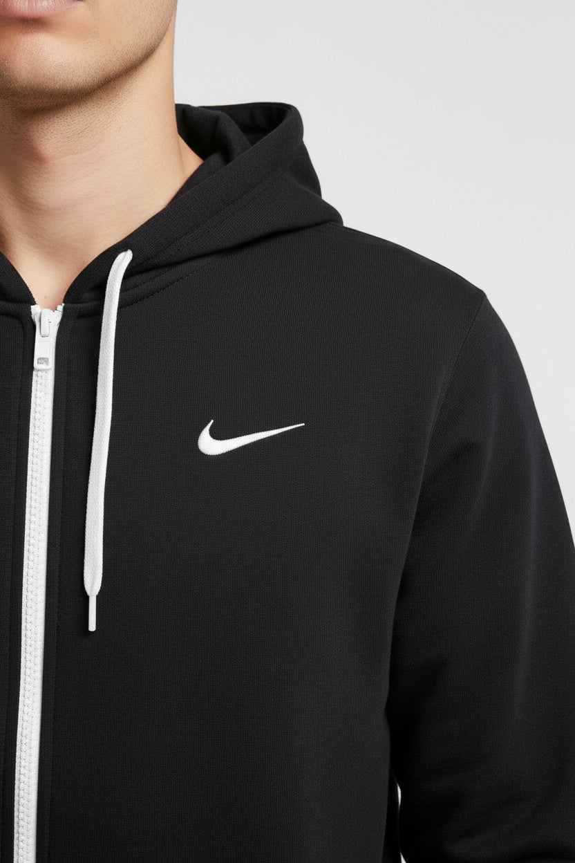 Nike Herren Kapuzenpullover Grau Blau Größe L