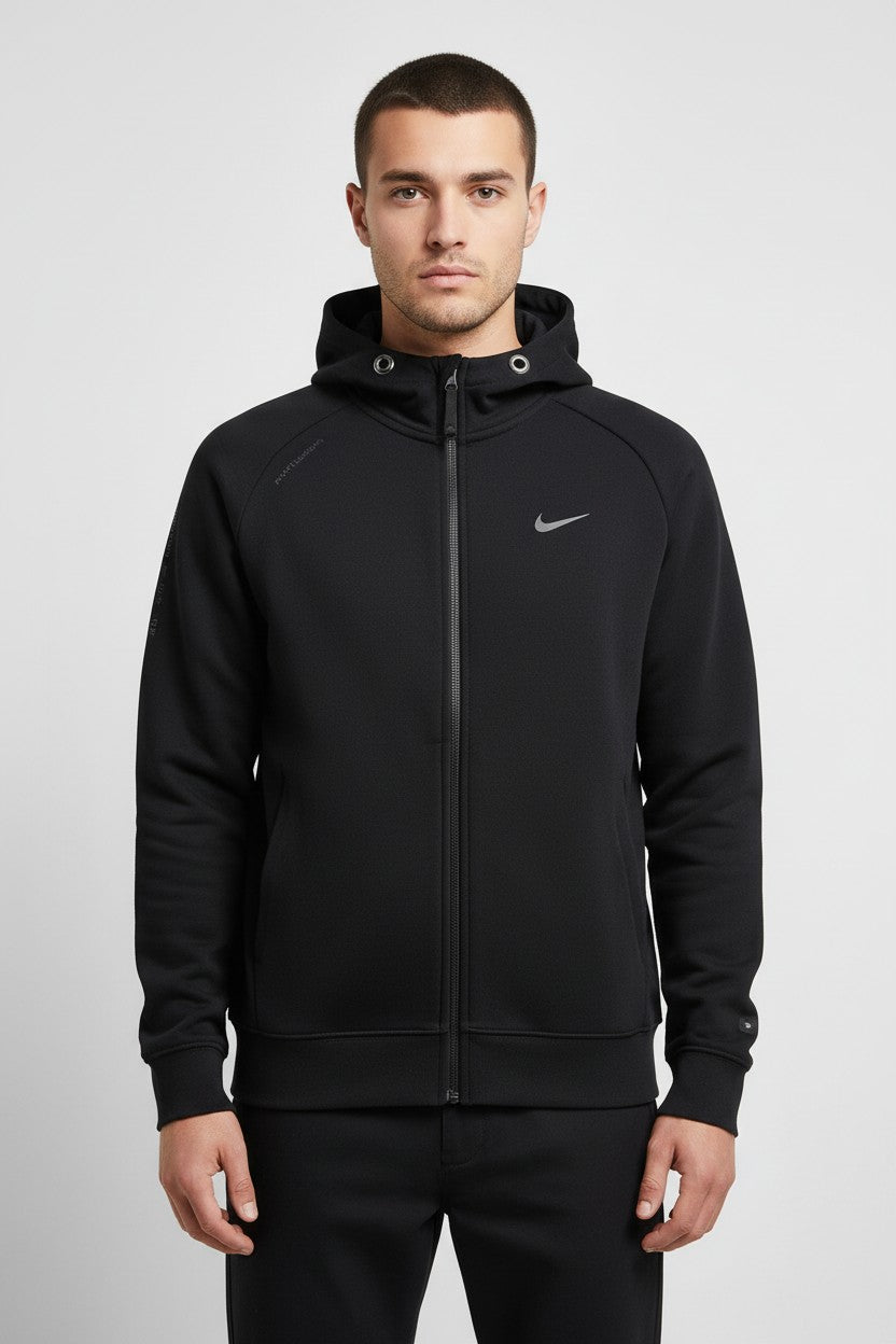 Nike Herren Kapuzenpullover Schwarz Größe M