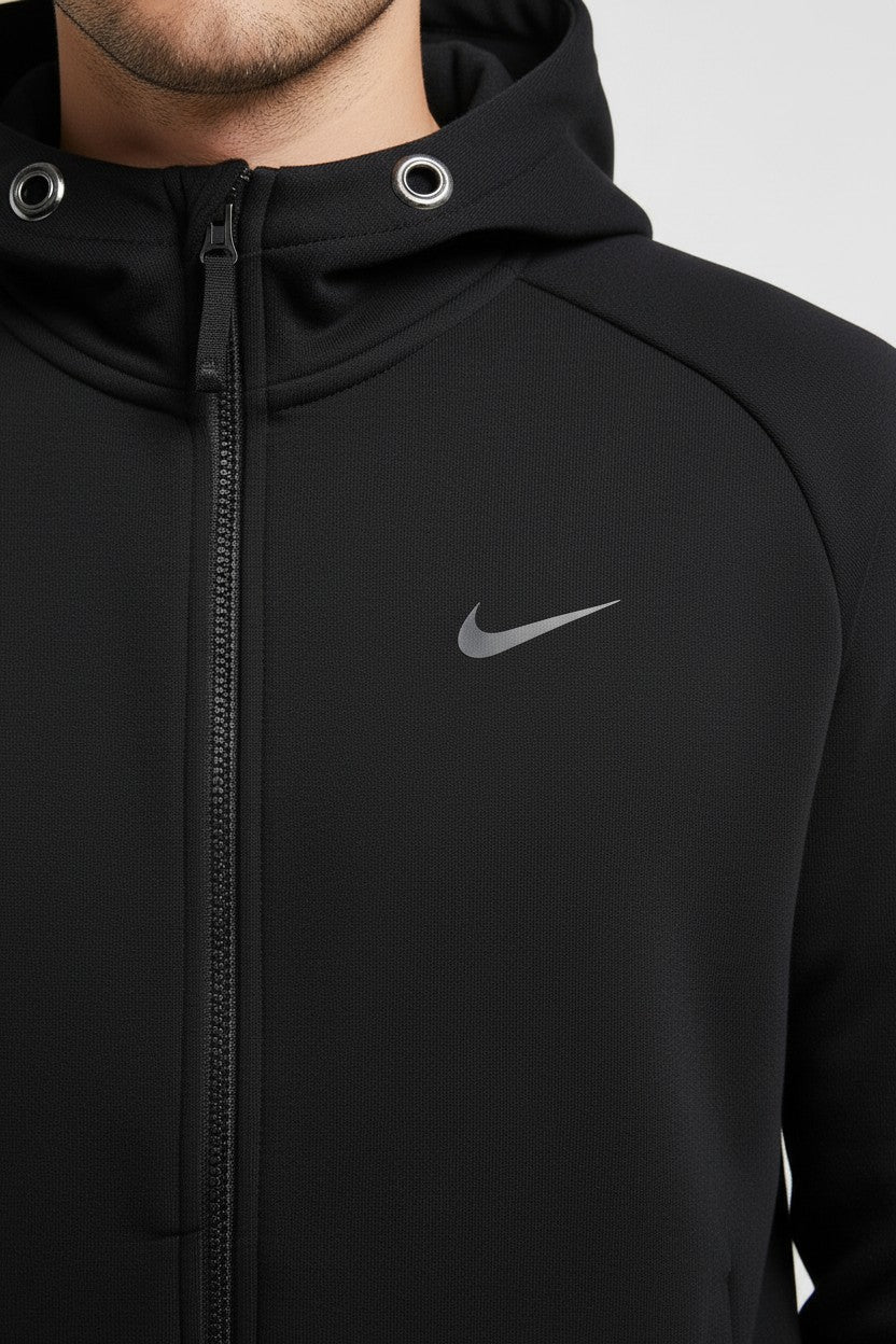 Nike Herren Kapuzenpullover Schwarz Größe M