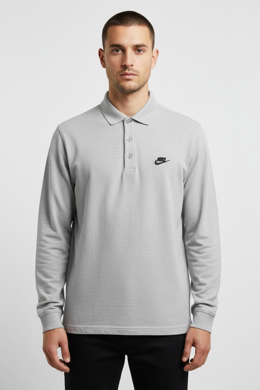 Nike Herren Rugby Shirt Grau Größe XL