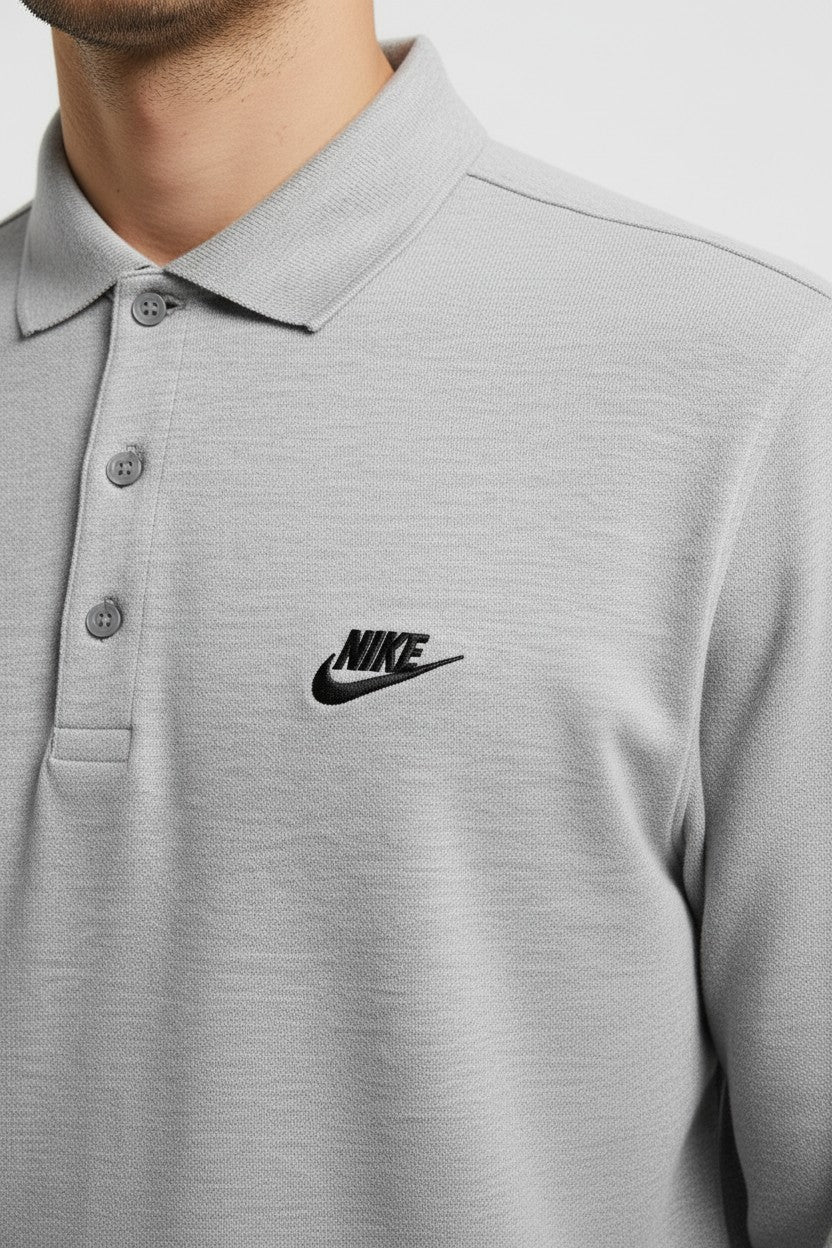 Nike Herren Rugby Shirt Grau Größe XL