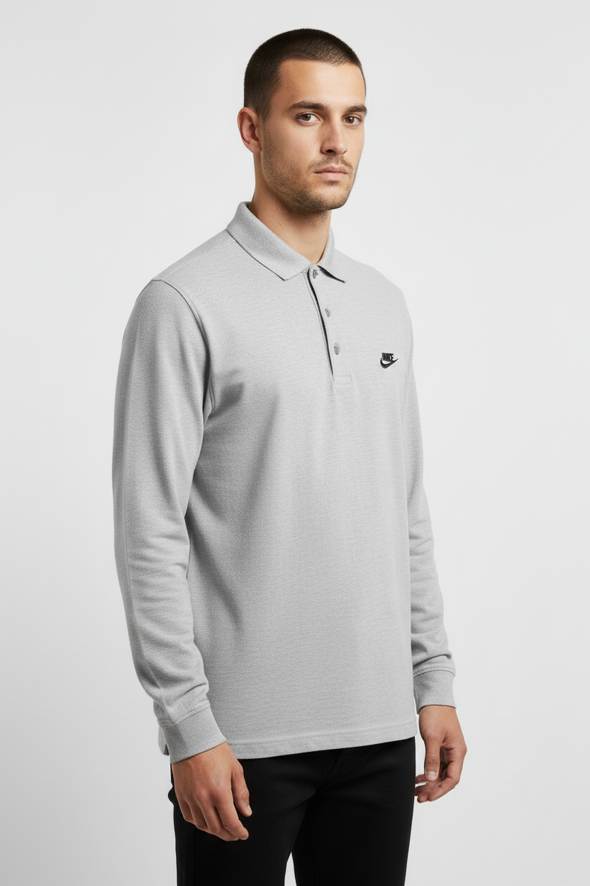 Nike Herren Rugby Shirt Grau Größe XL