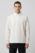 Adidas Originals Herren Rugby Shirt Beige Weiß Größe L