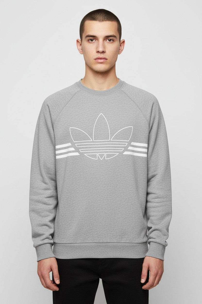 Adidas Originals Herren Sweatshirt Grau Größe M
