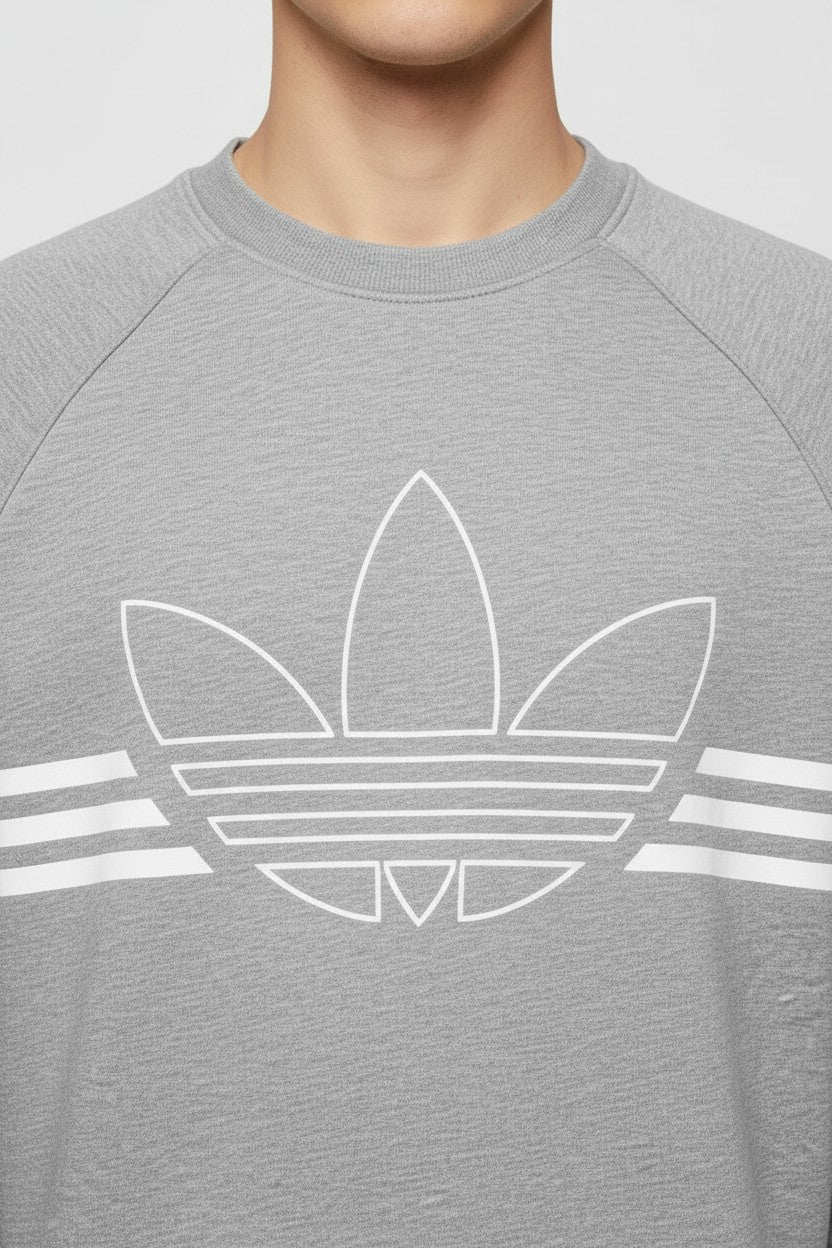 Adidas Originals Herren Sweatshirt Grau Größe M