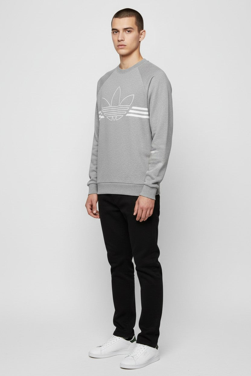 Adidas Originals Herren Sweatshirt Grau Größe M