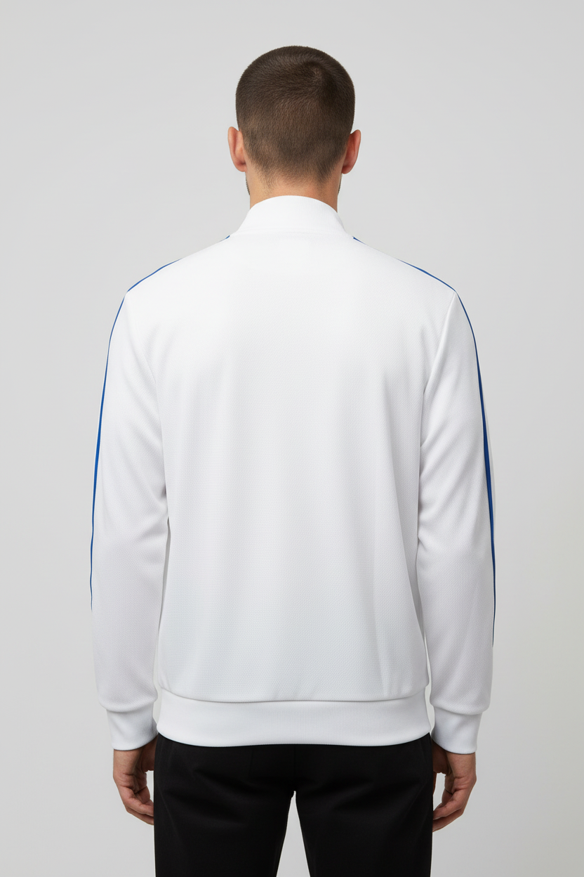 Adidas Originals Herren Sweatshirt Weiß Blau Größe M