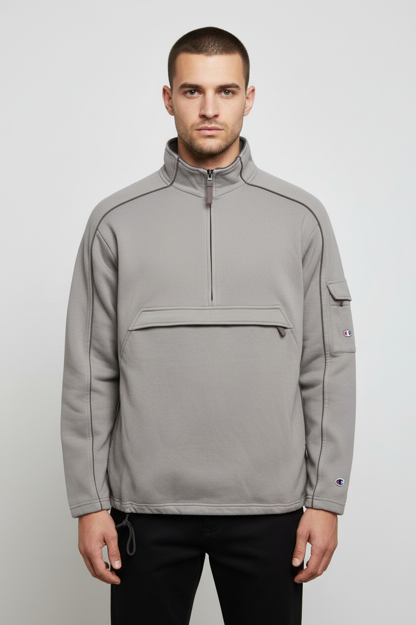Champion Herren Fleecepullover Grau Größe L