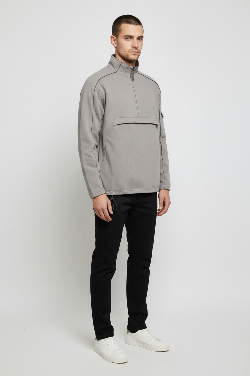 Champion Herren Fleecepullover Grau Größe L
