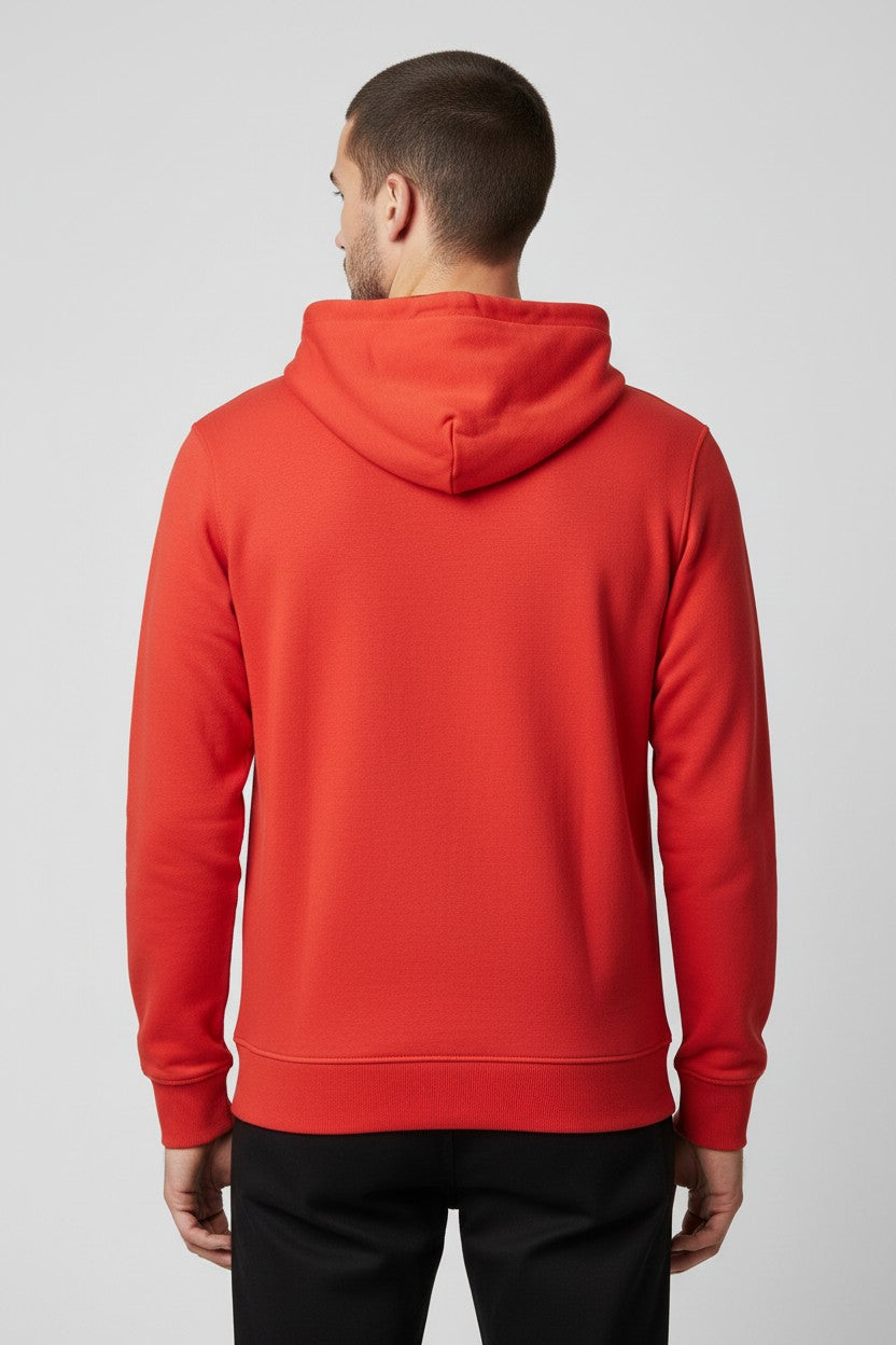 Kappa Herren Kapuzenpullover Rot Größe S