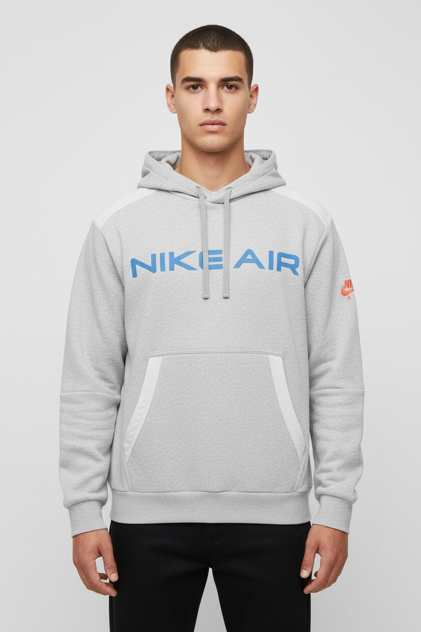 Nike Air Herren Kapuzenpullover Grau Größe L