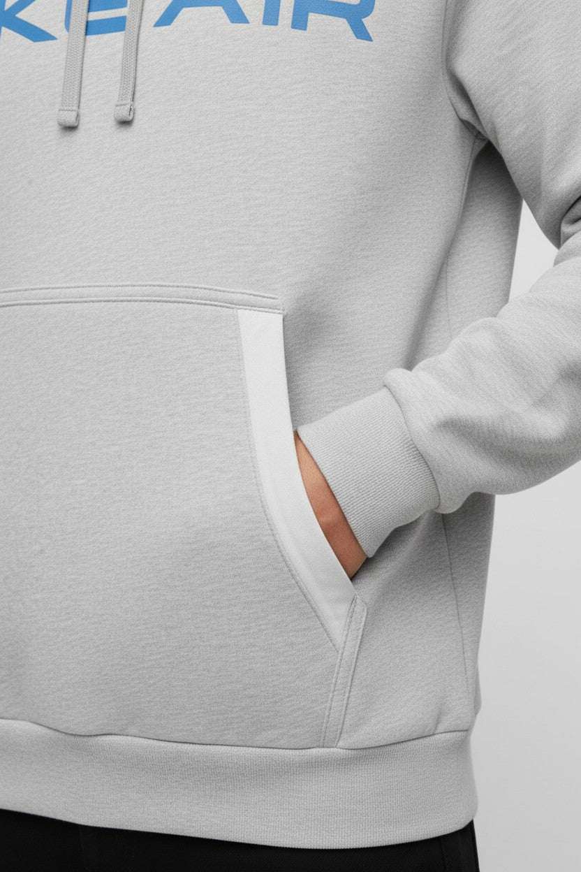 Nike Air Herren Kapuzenpullover Grau Größe L