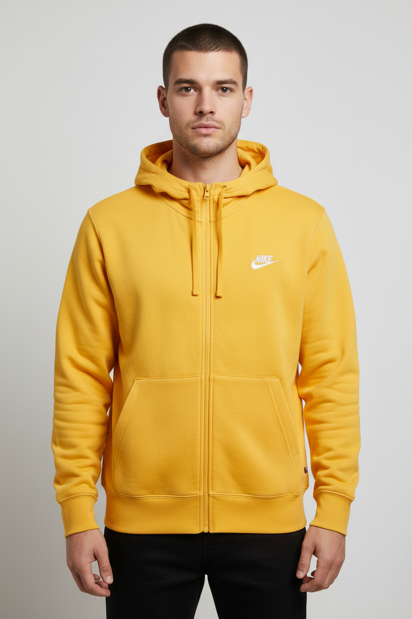 Nike Herren Kapuzenpullover Gelb Größe L