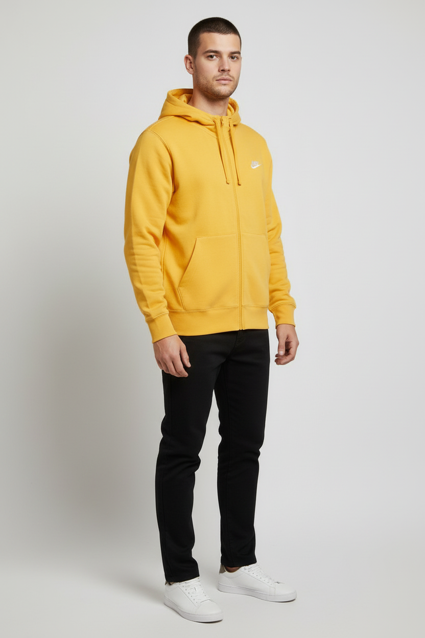 Nike Herren Kapuzenpullover Gelb Größe L