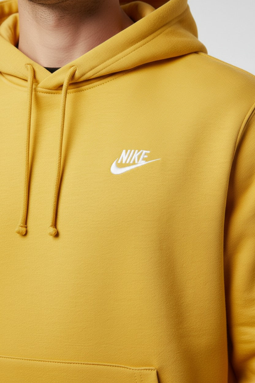 Nike Herren Kapuzenpullover Gelb Größe S
