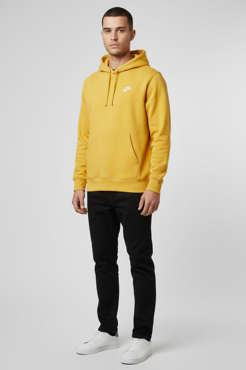 Nike Herren Kapuzenpullover Gelb Größe S