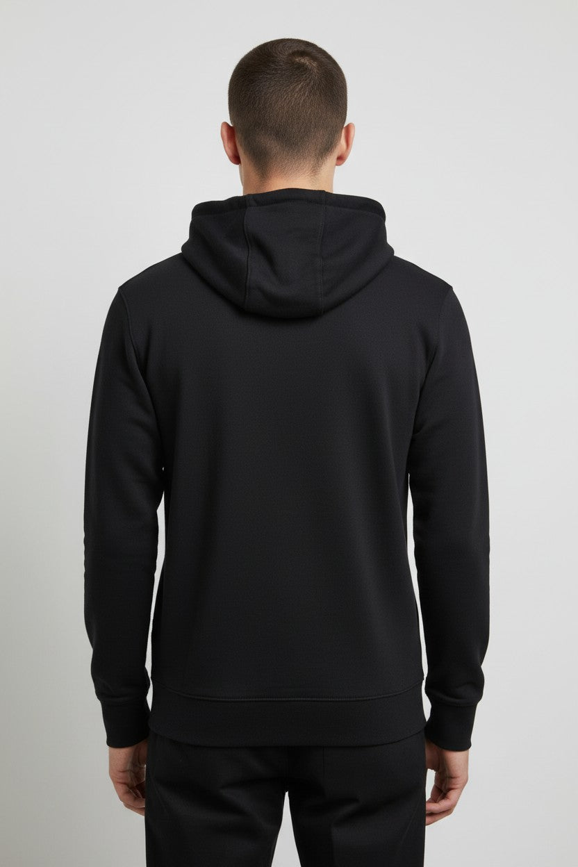 Nike Herren Kapuzenpullover Schwarz Orange Größe S