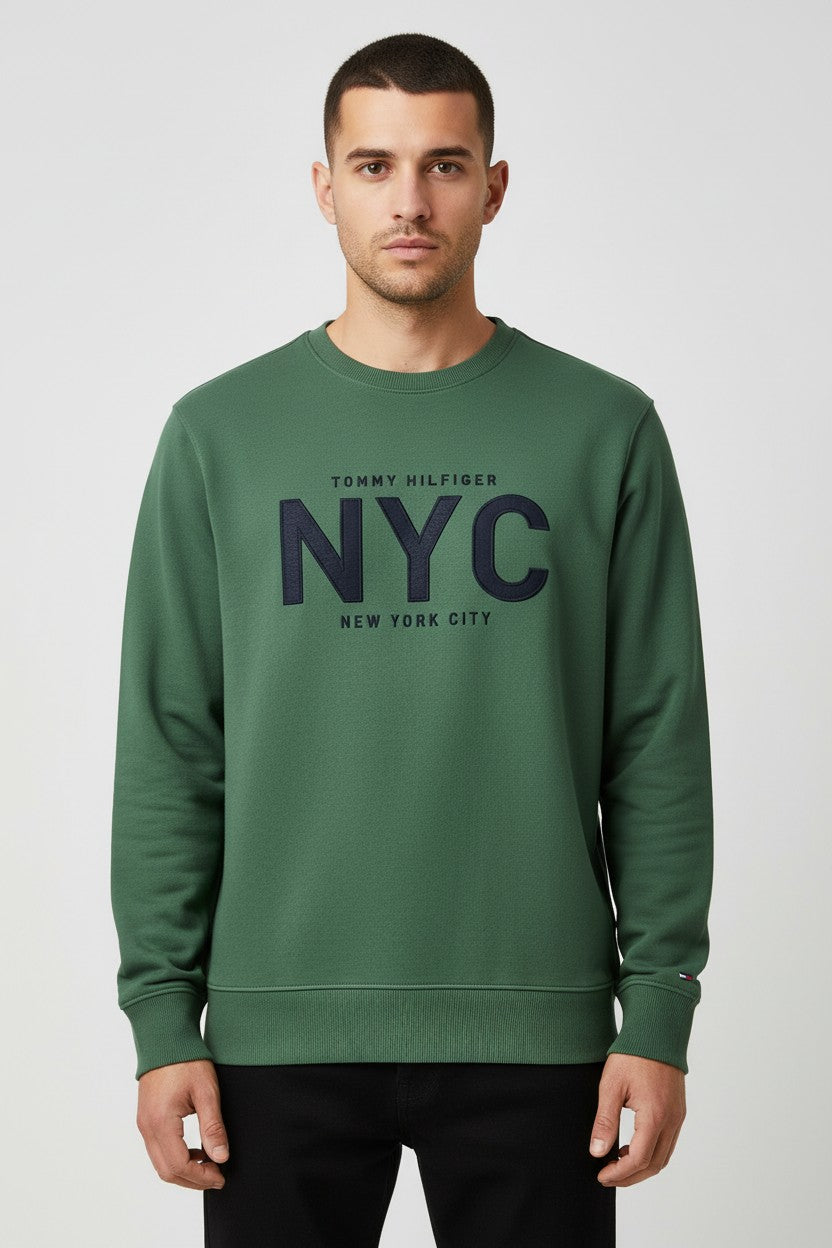 Tommy Hilfiger Herren Sweatshirt Grün Größe S