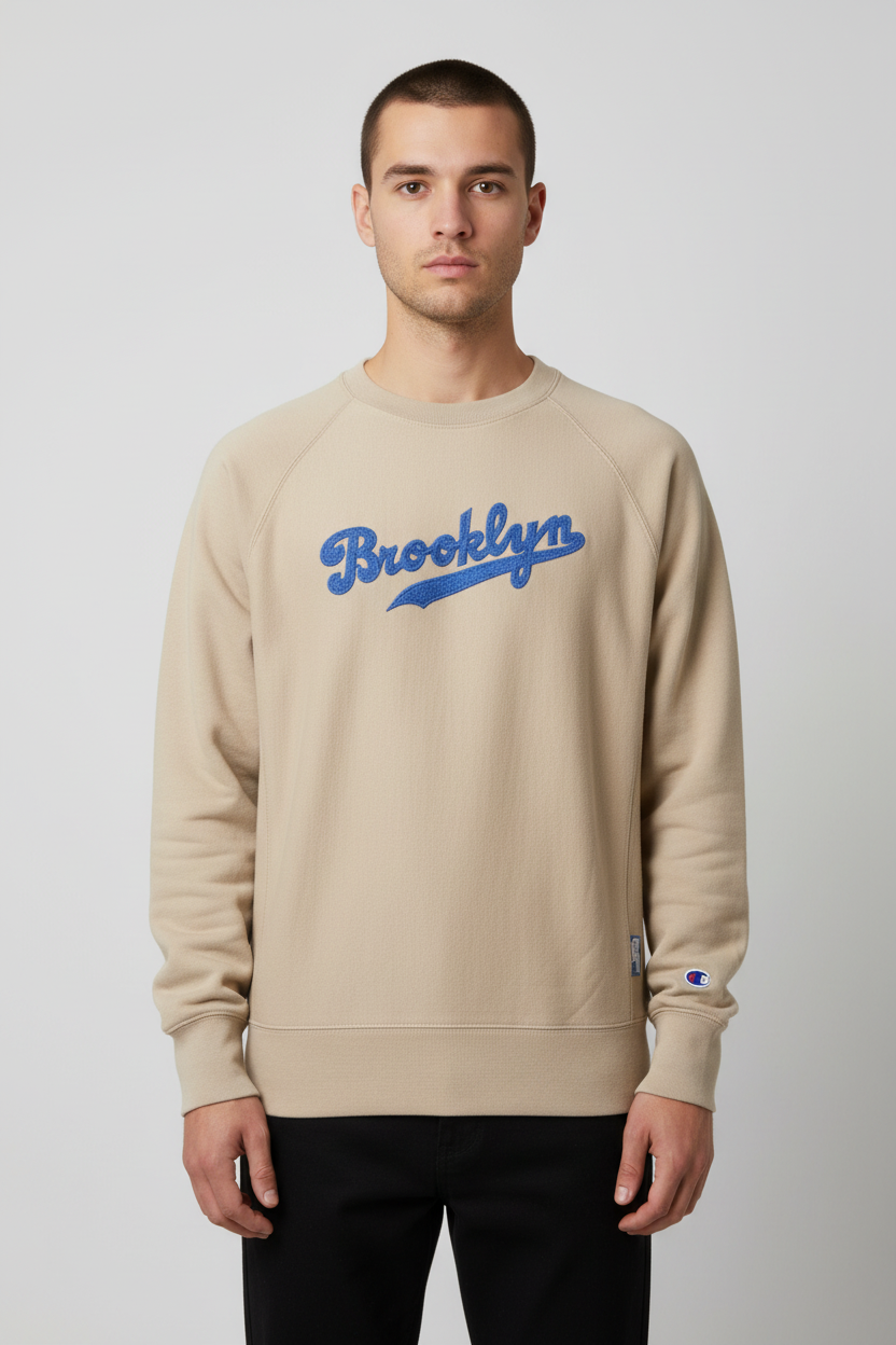 Champion Herren Sweatshirt Beige Größe L