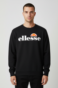 Ellesse Herren Sweatshirt Schwarz Größe L