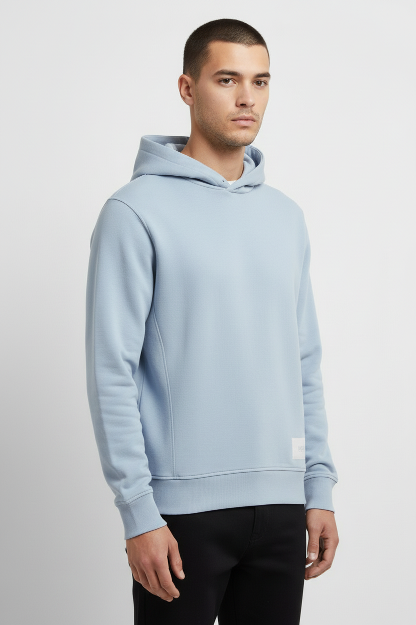 Hugo Boss Herren Kapuzenpullover Blau Größe M/L
