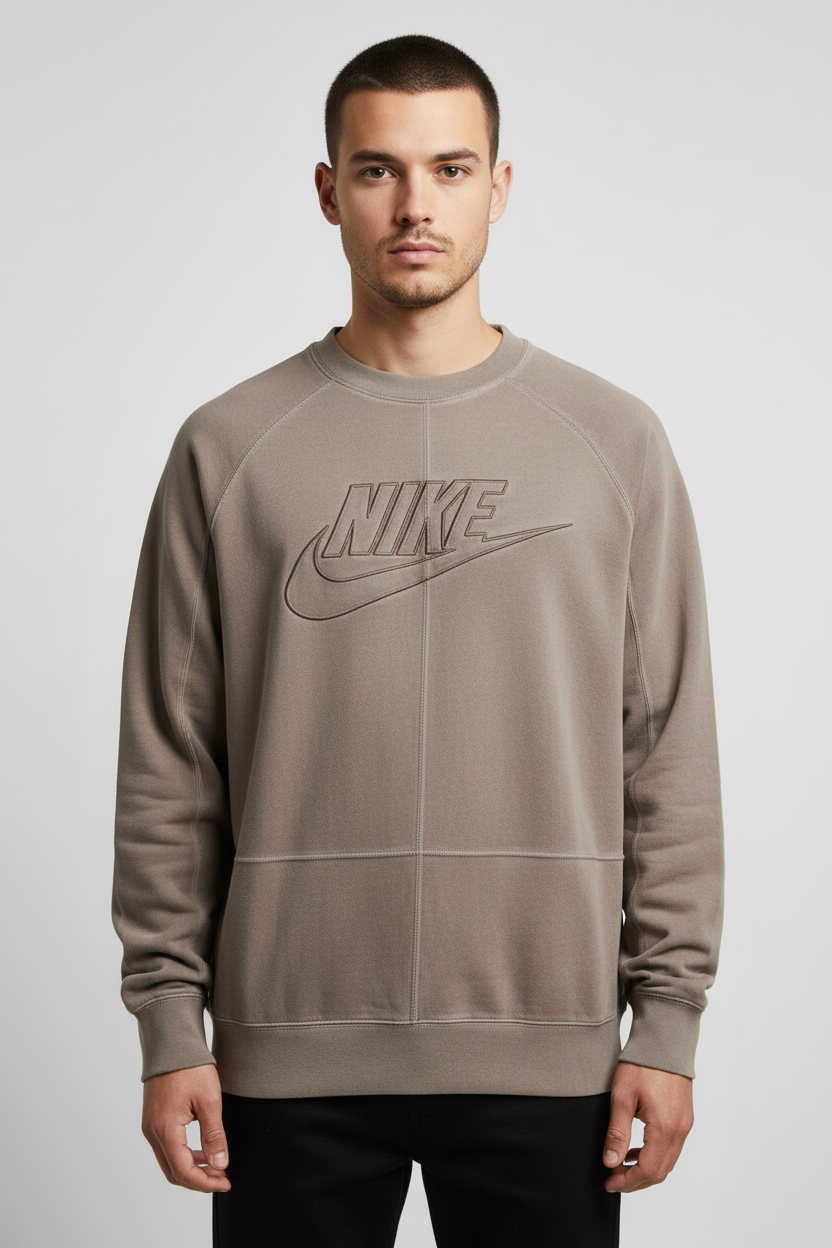 Nike Herren Sweatshirt Beige Größe L