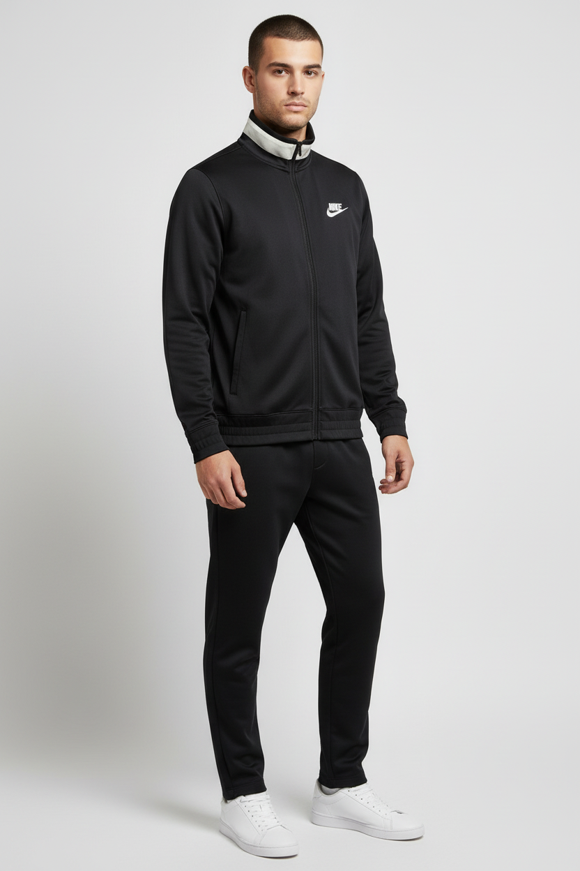 Nike Herren Trainingsjacke Schwarz Größe L