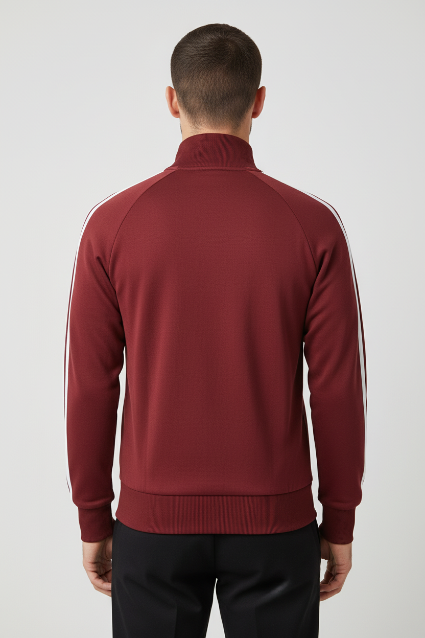 Puma Herren Trainingsjacke Rot Weiß Größe S